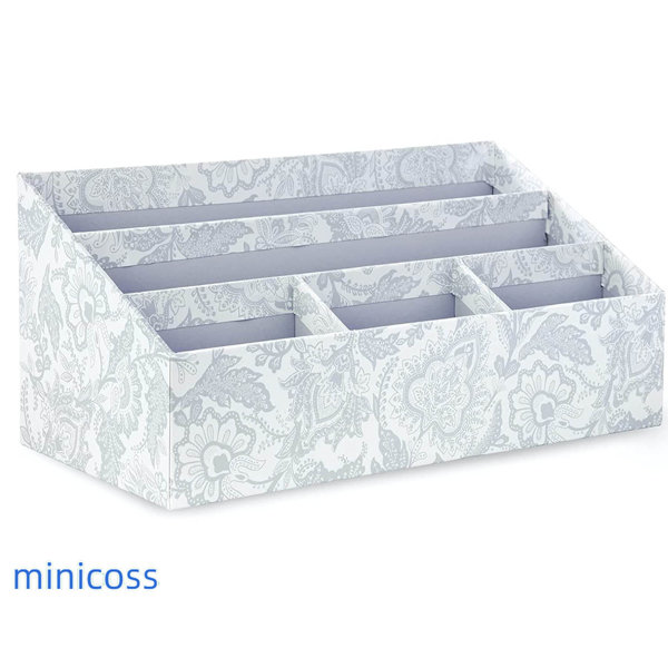 MINICOSS Desk Caddy, Cute Desktop Organizer, 5 Compartment Office And